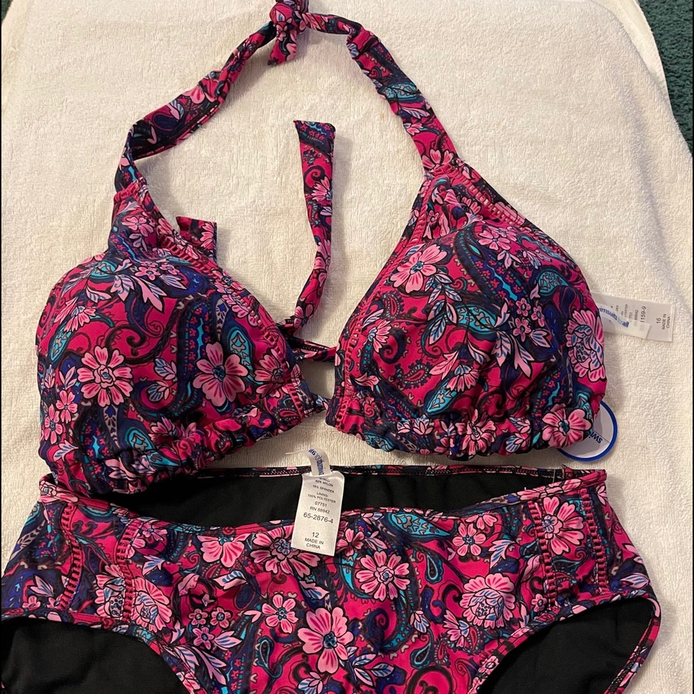 Two piece halter bikini